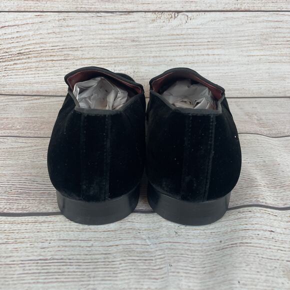 Magnanni Dorio Mens EU 39.5 US 7.5 Venetian Loafers Black Velvet main image 5